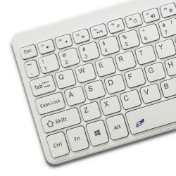Bezprzew.klaw. Touchpad 2.4GHz biała Qoltec