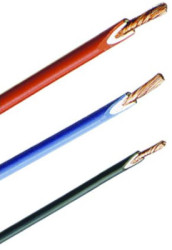 PVC-switching strand, highly flexible, Cableline, 4.0 mm², 1036 x 0.07 mm, blue, outer Ø 6 mm, 60.7034-10023