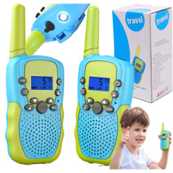 Radiotelefon TRAVEL Zielone 3km Krótkofalówki Kpl 2 Szt.