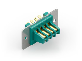 Złącze typu Backplane 4.70mm Pitch 8-pinowe 8-rzędowe Męski, Lutowane Terminal, 5A Montaż na panelu RS PRO