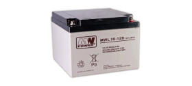 Akumulator VRLA AGM 12V 28Ah (żywotność 10-12lat) MWL 28-12B M5