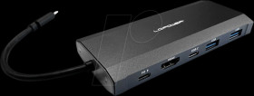 LC-HUB-C-MULTI-7-M2 USB 3.0 5-port hub and external M.2 NVME enclosure