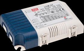 LCM-25DA LED transformer, 18-25 W, 350/500/600/700/900/1050 mA, DALI