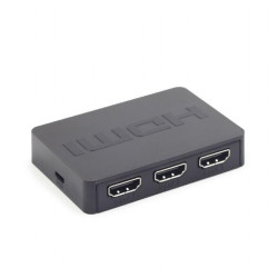 Przełącznik HDMI 1x3 z pilotem switch Gembird