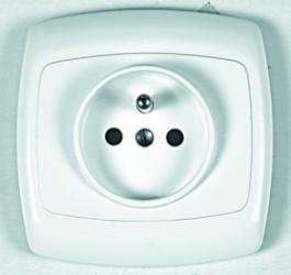 Bingo, gniazdko pojedyncze, z uziemieniem,