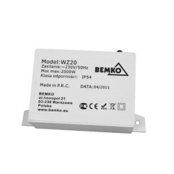 Czujnik zmierzchowy WZ20 2000W IP54 BEMKO 902436
