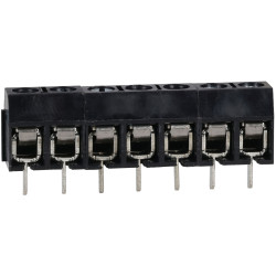 TruConnect 213989 7 Way 10A Black Interlocking Terminal Block 5mm