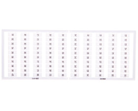 Ramka z oznacznikami 1x 301-400 209-511 /5szt./