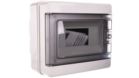 Rozdzielnica Modułowa 1X8 Natynkowa Drzwi Transp. Seria 620 Ip65 200X180x100...