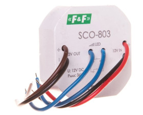 Ściemniacz LED 36W 12V DC z pamięcią (kapsułka fi55mm) SCO-803