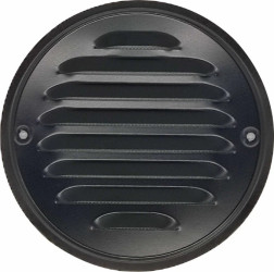Osłona kratki metalowa okrągła fi 100 Czarna