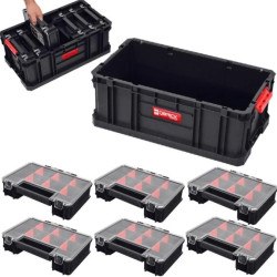 Skrzynka narzędziowa modułowa otwarta 26L TWO BOX 200 + 6 x organizatorów TWO MULTI QBRICK SYSTEM
