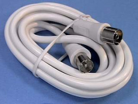 Kabel gniazdo - wtyk antenowy IEC 3.0m HQ