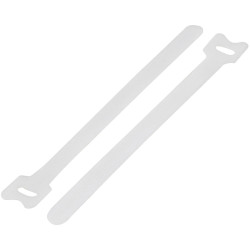 TruComponents 656395 Hook-and-loop cable tie 310mm x 16mm White 20pcs