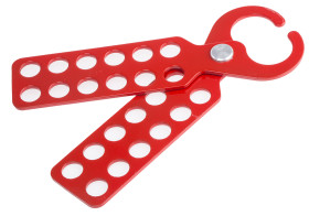 Blokada klamrowa Uniwersalna blokada zamka RS PRO rozmiar mocowania 25mm Czerwony długość pałąka: 25mm zamki: 12