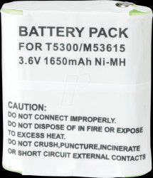 1650 mAh, NiMH for MOTOROLA T5320