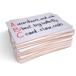 Show-me LFB30 Lined Rigid Lapboards, Pack of 30