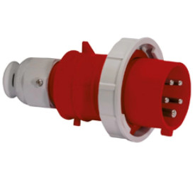 Wtyczka QUICK-CONNECT TE Plus z zintegrowanym zadławieniem MULTI-GRIP 32A 5p 400V 6h IP67 21241