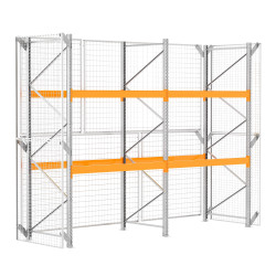 System półek, kolor Galwanizowany, materiał: Blacha stalowa, 300mm, Manorga