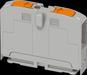 1019459 Distribution block - PTVFIX 2X2.5, grey