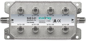 Odgałęźnik multitap przelotowy 8p 1 wejście / 1 wyjście / 8 odgałęzień BAB 8-01