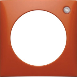 Integro Ramka pojedyncza z soczewką pomarańczowy połysk 919872504