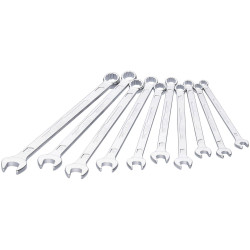 Hazet 600LG/10 Crowfoot Wrench Set 10-Piece Chrome 8-19mm High Torque