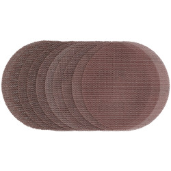 Draper Expert 60608 Mesh Sanding Discs, 125mm, Assorted Grit - 80G- 240G 10Pc