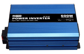 Przetwornica napięcia 48V / 230V moc wyjściowa 600W RS PRO 5.22A Montaż w obudowie >90