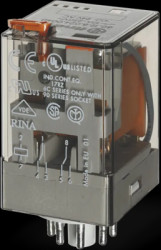 Relay, 2 Form C (NO/NC), 24 V (DC), 445 Ω, 10 A, 400 V (AC), monostable, 601290240070