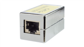 Łącznik Modularny 2Xrj45 8P8c Kat.5E Ftp Beczka Neku