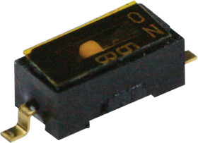 Przełącznik suwakowy, SPST, SMD, 6V, 100 ma, -40 → +85°C, Nidec Components