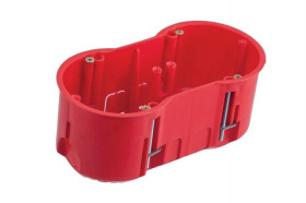 Puszka końcowa PK60 głęboka podwójna do płyt gipsowych A.0010AG /40szt./