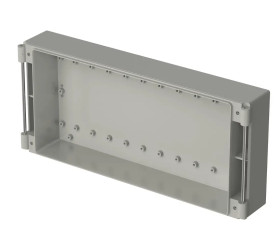 Bopla RD 7000 (79000300) - tylna pokrywa z uszczelką obudowy CombiCard 5000-7000 (323 x 146,7 x 50 mm 3U 49HP)