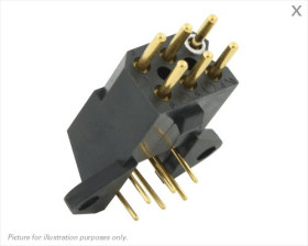 Złącze zasilające 6-pinowe Souriau Sunbank by Eaton 15A 250 V AC Żeński