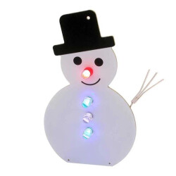 Bałwanek LED 3V ozdoba świąteczna DIY - KIT AVT 3150