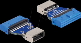 66233 USB 3.2 Gen 1 Adapter Pin Header female to internal Key A female