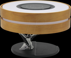 260315 LED desk lamp, 2700 - 6000 K, speaker, charging station, clock