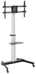 Manhattan 462327 Stojak na kółkach do telewizora z regulacją wysokości, z możliwością odchylania 94,0 cm (37") - 215,9 c