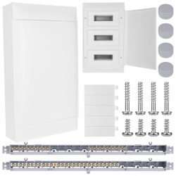 Rozdzielnica natynkowa PRACTIBOX 3x12 modułów IP40 532x324x76mm drzwi pełne LEGRAND
