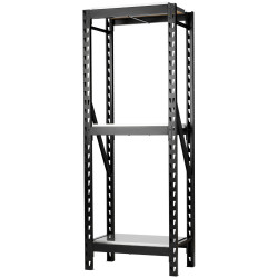 Draper 27921 BUNKER&#xAE; 14 Pcs Modular 3 Tier Racking - S/Steel Shelving 750mm