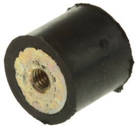 Podstawka antywibracyjna M4 średnica 16mm wysokość całkowita 15mm Nóżka sprężysta żeńska