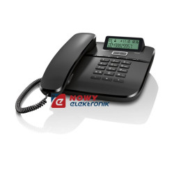 Telefon SIEMENS DA610 czarny GIGASET przewodowy