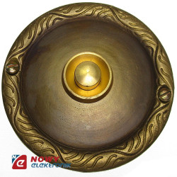 Przycisk dzwonkowy mosiężny Z S PDM-231 ZAMEL 1A 50V Szylder okrągły