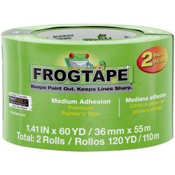 Shurtape 242868 FrogTape&#xAE; Multi-Surface Masking Tape 36mm x 55m (2 Pack)