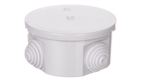 Puszka Natynkowa Z Pokrywą I Śrubami Seria 400 Ip44 80X40 Ec400c2 /Opak. 150/