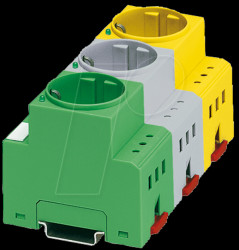 0804027 Green switchgear cabinet socket