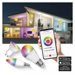 GoSmart Żarówka LED MR16 / GU10 / 4,8 W / 400 lm / RGB / Wi‑Fi / ZQW832R