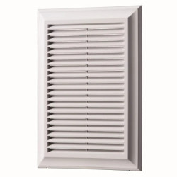 Kratka wentylacyjna regulowana 180x250mm z siatką bez kołnierza brąz EL250AURBR