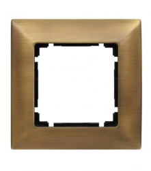 VENA EXCLUSIVE METAL Ramka pojedyncza MOSIĄDZ CZESANY PATYNOWANY MOSIĄDZ RUSTYKALNY 5153281